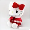 Мягкие плюшевые животные оптом Cute Melody Kuromi P Toys Детские игры Playmate Корпоративные мероприятия Подарочные украшения для комнаты Drop D Dhrhz