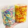 Hair Accessories 200pcs Women Girls Colorful Nylon Elastic Bands Ponytail Hold Small Tie Rubber Scrunchie