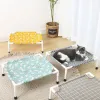 Matten Kattenhangmatten Bed Campingbed Universeel huisdier Kitten Staand bed Afneembaar Ademend voor kat Kleine hond Duurzame bedden