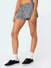 Shorts pour femmes Femmes S Y2K Rayé Élastique Taille Haute Jambe Droite Été Large Baggy Lounge Boxers Vêtements De Nuit