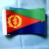 Acessórios zwjflagshow Eritreia Mão Bandeira 14*21 cm 100 pcs poliéster Eritreia Pequena Mão acenando Bandeira com mastro de plástico para decoração