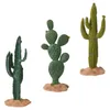 Decoratieve bloemen 3 stuks kunstmatige cactus decor realistische nepplanten cactussen binnenhuis