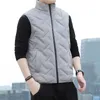 Mash Mass Men Men Autumn Winter Vest Caistcoat Korean Style Man Casual Sleveless Kurtka płaszcza Rozmiar M5XL 240229