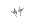 Boucles d'oreilles à clous pour femmes, Version coréenne, haut de gamme, nœud papillon, perle, conception Simple, clip d'oreille, aiguille en argent, vent frais, 2023
