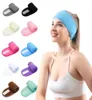 10 couleurs bandeau femmes bandeaux coton bandeau filles Turban maquillage Hairlace Sport bandeaux éponge tissu épingles à cheveux pour le lavage 3406808