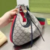 Designer Women Attache Hobo onderarm tas Italië Brandhal