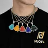 Jewelry Hip-hop Necklace, Cat's Eye Stone Maitreya Buddha Pendant, Unisex Trendy Zircon Necklace