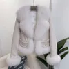 Autumn New Haining 2023 Winter Fashion Slim and Warm Fox Fur Coat for Women with Stature State Short 4798