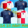 2024 2025 Croacia Modric Soccer Jerseys National Team Mandzukic Perisic Kalinic 24 25フットボールシャツTOPS KOVACIC RAKITIC KRAMARICユニフォーム