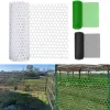 Nätning av plastmaskstaket Trädstamskyddsskydd Guard Flower Plant Grönsaker Chicken Poultry Fency Garden Lawn Staket Plant Mesh