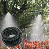 Bobines 50/100M tuyau d'eau d'irrigation de jardin 16MM noir PE tuyau d'arrosage doux Micro goutte à goutte Tube d'irrigation réglable plantes tuyau bobine