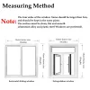Gardiner DIY Vinterfönster krymper isoleringsfilm Självhäftande inomhusvärmeskydd Vindtät försegling krymp klistermärke