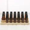 Rekken 18 slots Natuurlijk hout Essentiële olie Display Stands Houder Rack Organizer Parfum Aromatherapie Nagellak Opbergvak
