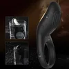 8 Tryb wibracji bezprzewodowy pilot Penis Pierścienie silikonowe wibrator dla mężczyzn Para dla dorosłych zabawek seksu 240312