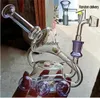 14 cm di altezza Feb Egg Bong Recycler Oil Rigs Narghilè Bong d'acqua in vetro Tubo da fumo con giunto da 14 mm