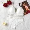 Soutien-gorge Ensembles Lingerie Sexy Pour Femmes Fines Femmes Ensemble Femme 2 Pièces Sous-Vêtements Pour Femmes En Haut Pour Femme Rose Assorti