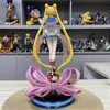 Akcja Figury 35 cm Anime PVC Figura Super Sailor Moon Tsukino Usagi Figurine Statue Statue Cartoon Character Model Kolekcje Toys Prezenty LDD240314