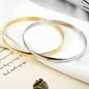 Pulseira de aço inoxidável 3 cores amor marca de luxo amante pulseira de ouro para mulheres presente moda pulseira joias de prata frete grátis 2024l2403