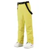 Stöcke 30 Warme Unsex Damen- und Herren-Schneehosen Winter Outdoor-Sportgürtel Snowboardhose Wasserdichter winddichter Skianzug-Lätzchen