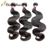 Goedkope Body Wave Virgin Human Hair Bundels Indiase Europese Peruaanse Braziliaanse Maleisische Cambodjaanse 3 stks Dubbele Inslag Extensions Bella2349699