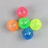 Hundkläder Bouncy Pets Ball Toys Bite-resistent klingande elastisk färgglada molära rengöringständer för stora små hundar husdjursmaterial