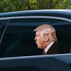 트럼프 2024 자동차 스티커 배너 플래그 파티 용품 미국 대통령 선거 PVC 자동차 창 스티커 25*32cm