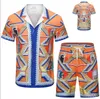 New designer T-shirt casual short suit haiku luxury fashion polo shirt shorts men's top shorts #04