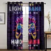 Curtains 2023 Creative Gamer Curtains for Boys Bedroom Gaming Room Decor Window Curtains Playing Video Game Window Drapes 2panels