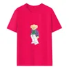 2024 Designer T-Shirt Nowa drukowana koszula polo damska, krótkie top z krótkim rękawem, 100% wysokiej jakości bawełna