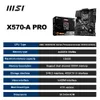 New Amd Ryzen 7 5700X R7 5700X CPU + MSI X570-A Pro AMD X570 AMD X570 128GB DDR4マザーボードPCI-E 4.0 M.2 SATA3 ATX PLACA ME ME