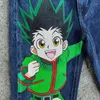 Herren Jeans Y2K Hip Hop Harajuku Anime Druckmuster Streetwear Männer Frauen Hohe Taille Größte Ropa Ästhetische Hose mit weitem Bein