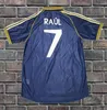 99 01 09 10 Real Madrid Retro Soccer Jerseys Long Hleeves Football Shirt Kaka Ronaldo Guti Benzema Seedorf Carlos 11 13 14 15 16 17 18 Zidane Raul Vintage Figo