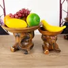 Plateau à fruits en bois massif, assiettes au détail, assiette supérieure en éléphant sculpté à la main, asie du sud-est, décoration créative de la maison, bol de Table basse