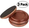 Grand Piano Caster Cups Solid Sapeliwood Piano Caster with NonSlip AntiNoise Foam Floor Protectors for Hardwood Floor Set of4310308