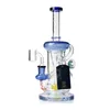 Phoenix Glass Bubbler Recycler 10 pulgadas Ligas de aceite de aceite Bongas de agua con cabezal de ducha Perc Water Bong Hookahs Tuberías de fumar plataforma dab