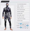 Niet-merk klaar voor verzending groot formaat camouflage wetsuit 3 mm 2-delig surf-snorkel duikpak wetsuit