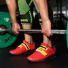 HBP não marca de alta qualidade leve antiderrapante confortável treinamento esportivo personalizado masculino levantamento de peso sapatos de cócoras