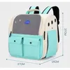 Ventilation Large Capacity Cat Backpack Adjustable Strap Pet Carrying Bag Foldable Cat Backpack for Outdoor Travel 240307