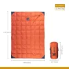 Gear Onetigris Camping Blanket Foldable Travel Quilt for Outdoor Camping Hiking 3season 1person Fits 41°f77°f(5°c25°c)