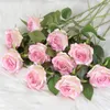 10PC Silk Rose Artificial Flowers Branch Bridal Buquet Wedding Table Decor Kwiat Kwiat