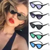 Designer novo sexy gato olho óculos de sol feminino pequeno triângulo vintage senhoras óculos de sol vermelho feminino tendência streetwear uv400 tons eyewear ez5j