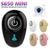 MINI Bluetooth słuchawki S650 zestaw słuchawkowe stereo komfortowe ręce słuchawki WYKORZYSTANIE DO KOSUNKOWEGO SAMOCHODU DO IPhone'a Samsunga z pakietem6348174