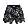 Designer Men Shorts New Summer Fashion Hip Hop Loose Casual Basketball Printed Flower Five Quarter Pants