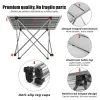 Mobilier Table portative pliante Table de Camping bureau pliable randonnée voyage jardin extérieur Table de pique-nique Al alliage ultraléger