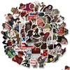 Car Stickers 50Pcs/Lot Horror Movies Michael Myers Friday The 13Th Sticker Freddy Krueger Iti Kids Toy Skateboard Phone Laptop Lage Dr Otcqn