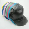 2017 New Leather Blank No Brand Snapback Caps Baseball Hats224j
