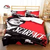 Set alpacino scarface patroon dekbedovertrek set beddengoed voor aldult kinderen bed set game quilt cover dekbed cover beddengoed set pure gordijnen