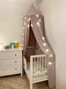 Crianças mosquiteiro menina princesa pendurado cama dossel berço do bebê cortina decoração de casa sala estar canto jogar leitura nook decoração 240306