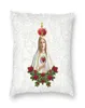 CushionDecorative Pillow Fashion Our Lady Of Fatima Virgin Mary Cushion Cover Sofa Home Decoration Portugal Rosary Catholic Squar2579884