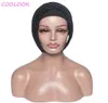 Parrucche sintetiche Box Trecce Fascia per le donne Intrecciate senza pizzo con turbante Parrucca corta naturale Bob Head Wrap Peruca Cosplay5056906